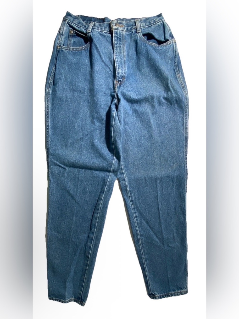 USED Vintage Womens Size 12 Gitano Denim Jeans Cotton Blue Made In Jamaica
